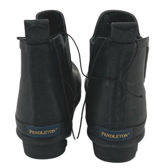 Pendleton | Women's Lined Rubber Chelsea Boots | Black | Various Sizes - Picture 5 of 7